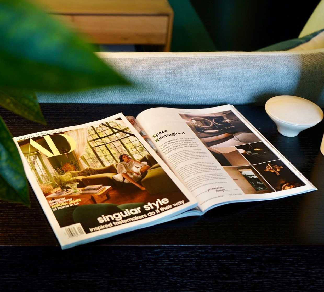 Press page feature for Persimmon Design